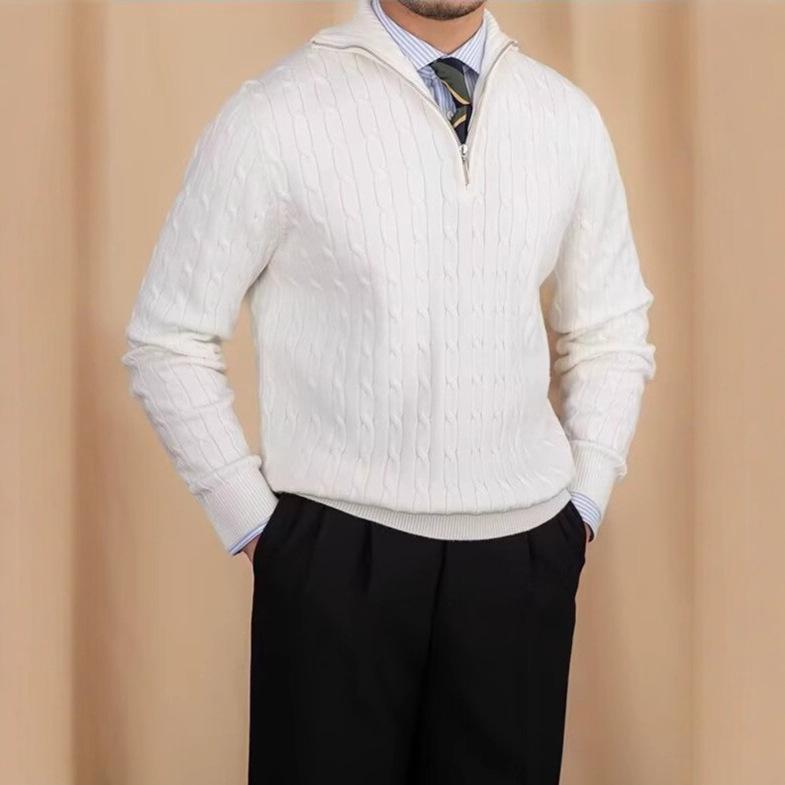 Men s Trendy Winter Stand Collar Half-Zip Jacquard Knit Sweater XXL білий
Men s Trendy Winter Stand Collar Half-Zip Jacquard Knit Sweater XXL білий