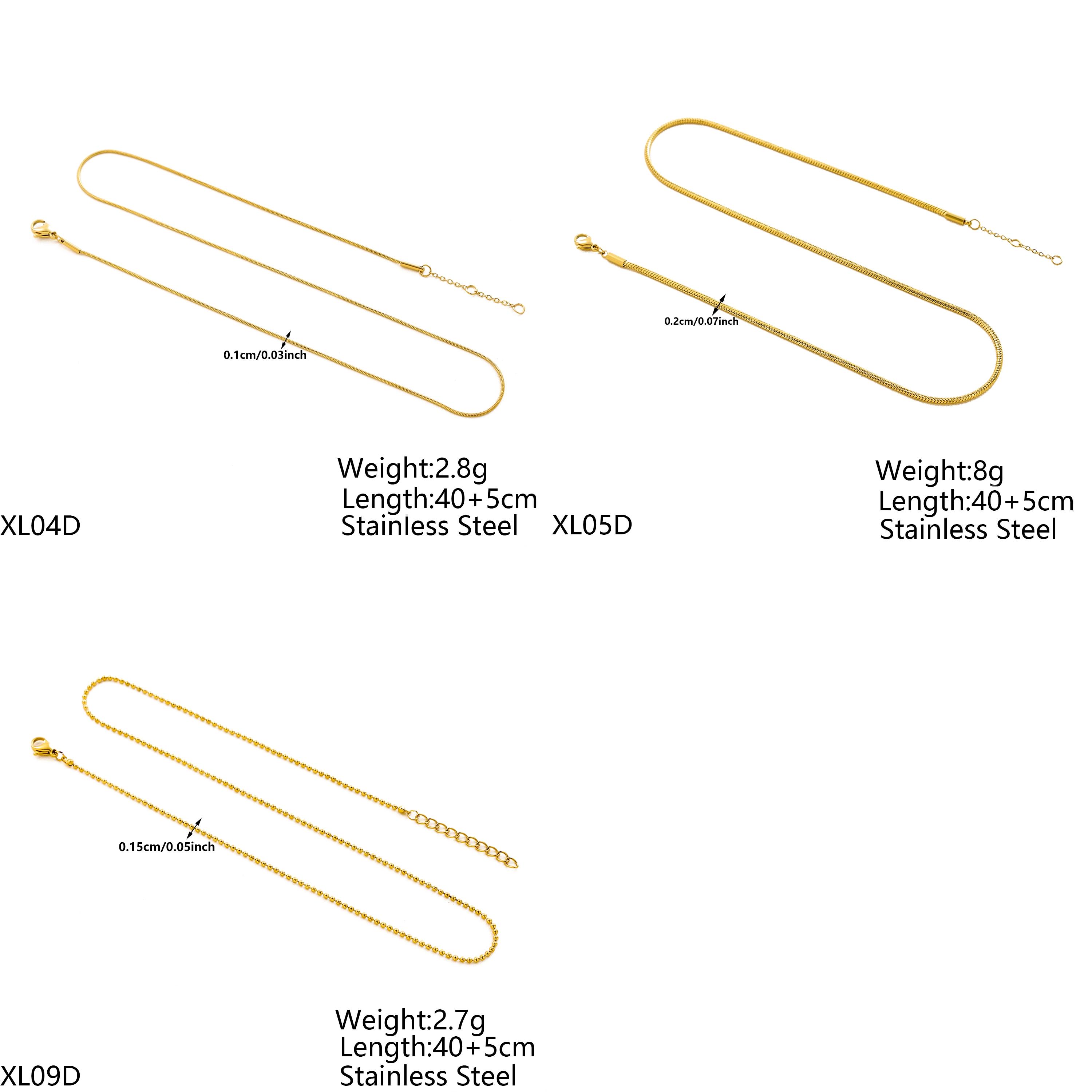 CARLIDANA Fashion New Design Chain Necklace Women Jewelry 18k Gold Plated Stainless Steel Thin Flat Snake Chain Necklace
CARLIDANA Fashion New Design Chain Necklace Women Jewelry 18k Gold Plated Stainless Steel Thin Flat Snake Chain Necklace
