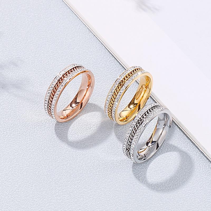 Kalen Women s Titanium Steel Diamond Rings - Single/Double Row, Simple Inlaid Design Size 7
Kalen Women s Titanium Steel Diamond Rings - Single/Double Row, Simple Inlaid Design Size 7
