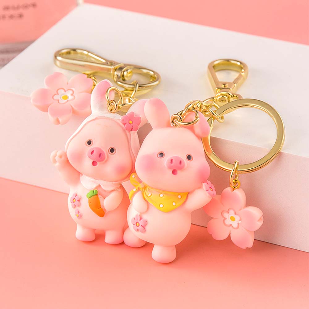 Lovely Metal Pink Pig Accessories Acrylic Bag Charm Cartoon Key Rings Pig Keychain Car Pendant
Lovely Metal Pink Pig Accessories Acrylic Bag Charm Cartoon Key Rings Pig Keychain Car Pendant