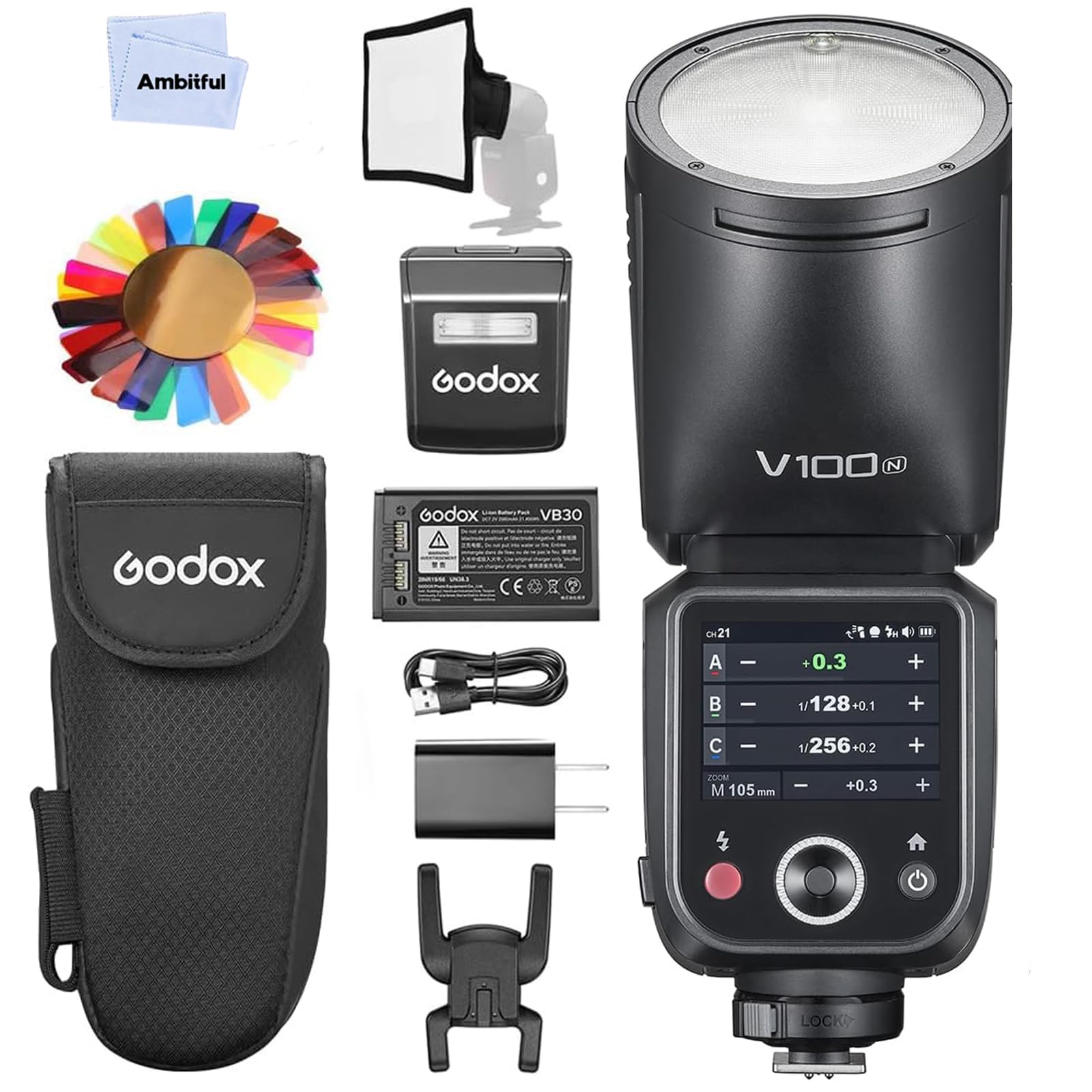 Авторизований Godox V100N 100Втс Кругла Голова Спалах для Камери Бездротовий з Зовнішнім 400 Повних Потужностей Секунд Перезаряджання 10 Рівнів LED Моделююче Світло TTL Сенсорний Екран
Авторизований Godox V100N 100Втс Кругла Голова Спалах для Камери Бездротовий з Зовнішнім 400 Повних Потужностей Секунд Перезаряджання 10 Рівнів LED Моделююче Світло TTL Сенсорний Екран
