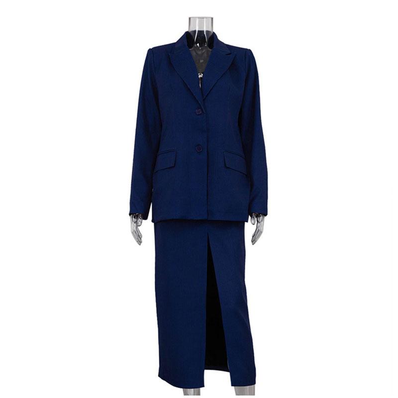 Лацкан однобортный женский комплект пальто комплект бедра разрез женский комплект юбки 2025 модный элегантный длинный рукав свободный женский пиджак костюм L синий
Лацкан однобортный женский комплект пальто комплект бедра разрез женский комплект юбки 2025 модный элегантный длинный рукав свободный женский пиджак костюм L синий