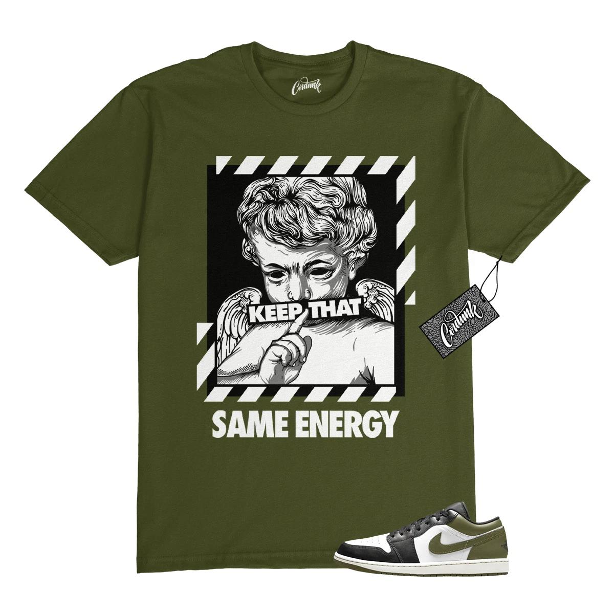 1 Low Medium Olive Black Toe White T Shirt to Match ENERGY S
1 Low Medium Olive Black Toe White T Shirt to Match ENERGY S