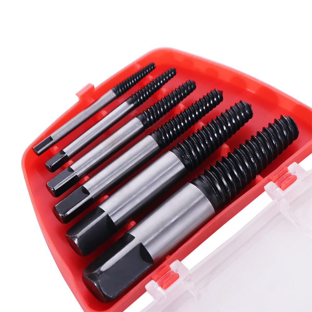 6pcs Efficient Broken Screw Extractor Convenient Drill Bit Set Bolt Remover Pipeline Worker
6pcs Efficient Broken Screw Extractor Convenient Drill Bit Set Bolt Remover Pipeline Worker