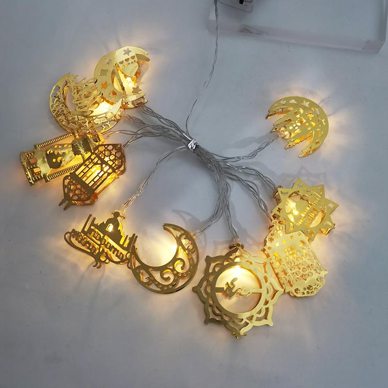 Middle East Lantern Star Moon LED String Lights – Wrought Iron Hollow-out Decorative Lights for Party Room Ambiance 1.65m 10 Lights (USB - Steady On)
Middle East Lantern Star Moon LED String Lights – Wrought Iron Hollow-out Decorative Lights for Party Room Ambiance 1.65m 10 Lights (USB - Steady On)