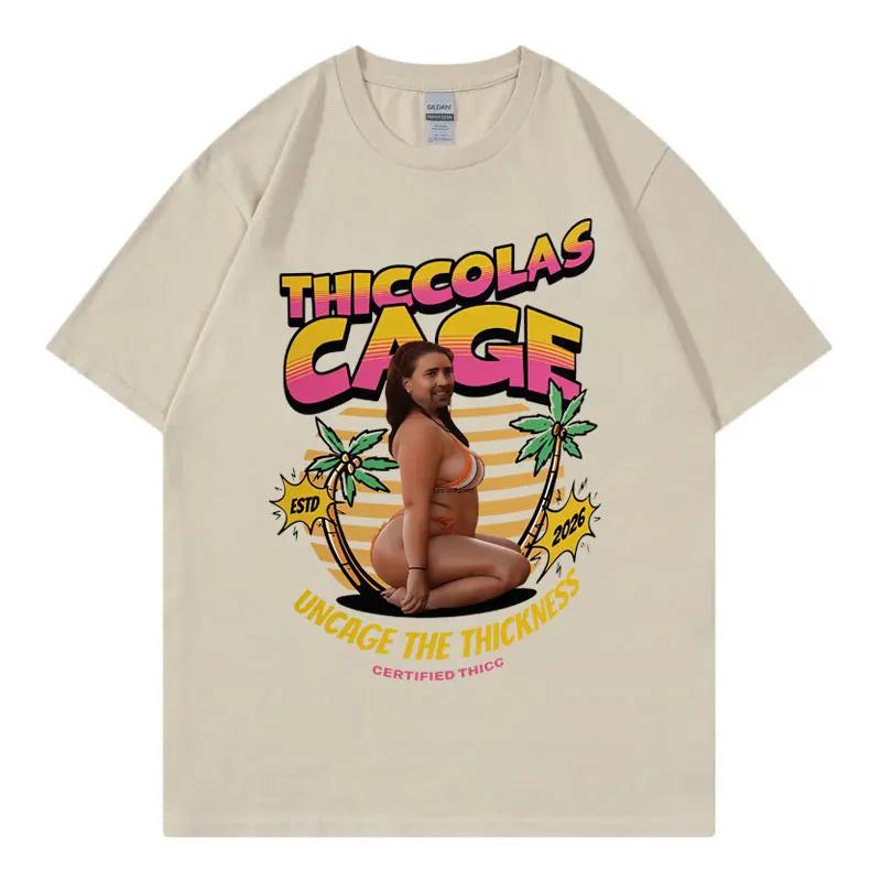 Thiccolas Cage Funny Meme Tshirt Unisex Women Clothing Fashion Y2k Oversized Tshirts Summer Casual Cotton Short Sleeve T Shirts S
Thiccolas Cage Funny Meme Tshirt Unisex Women Clothing Fashion Y2k Oversized Tshirts Summer Casual Cotton Short Sleeve T Shirts S