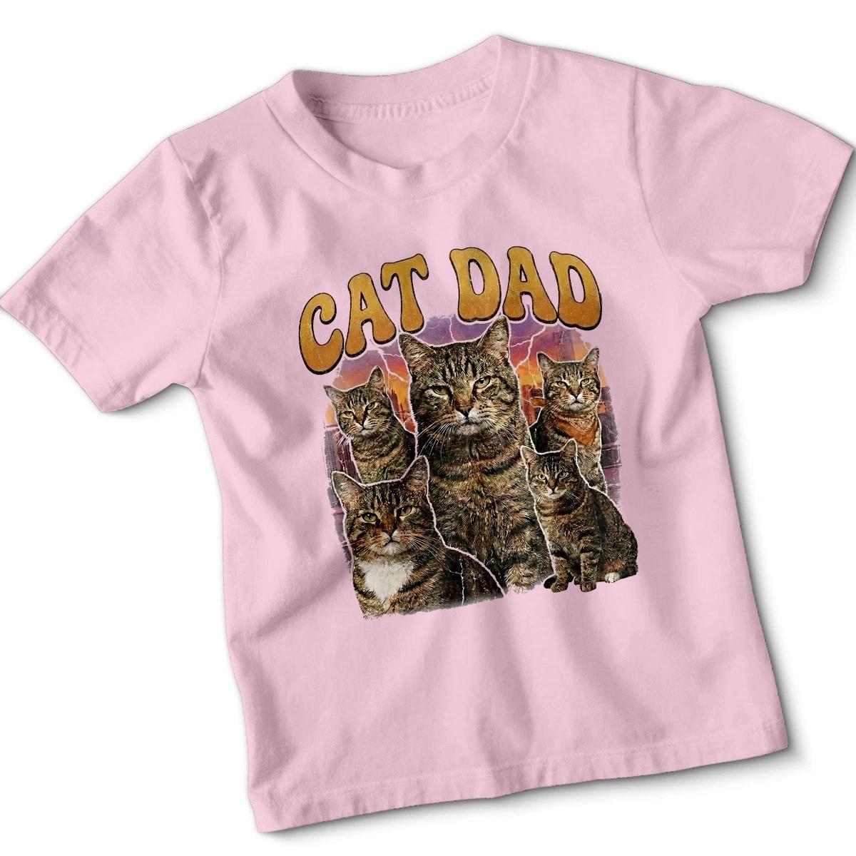 Cat Dad Felines Fathers Day Holiday Kids T-Shirt Retro Graphic Boys Girls Tee 100
Cat Dad Felines Fathers Day Holiday Kids T-Shirt Retro Graphic Boys Girls Tee 100