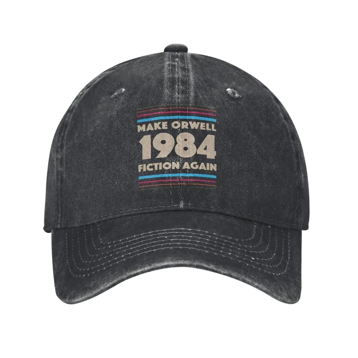 Вінтажна бейсболка 1984 року Зробіть Орвелла знову фантастикою для чоловіків і жінок, потертий джинсовий сонцезахисний кепка, dystopian world, регульовані капелюхи для вулиці Adjustable
Вінтажна бейсболка 1984 року Зробіть Орвелла знову фантастикою для чоловіків і жінок, потертий джинсовий сонцезахисний кепка, dystopian world, регульовані капелюхи для вулиці Adjustable