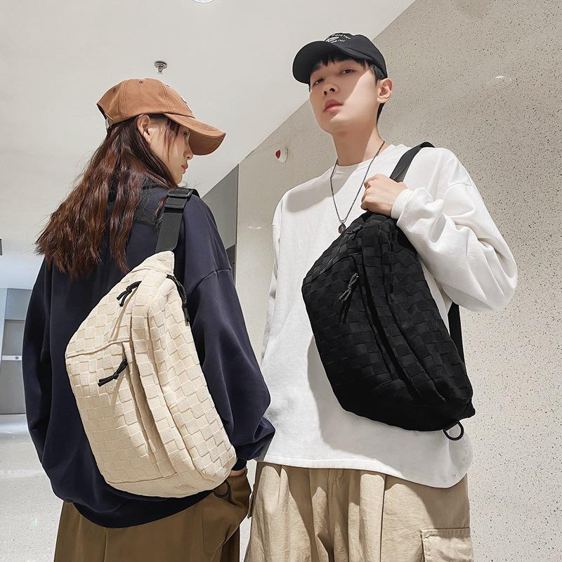 Large Capacity Plaid Crossbody Waist Bag for Outdoor Sports чорний
Large Capacity Plaid Crossbody Waist Bag for Outdoor Sports чорний
