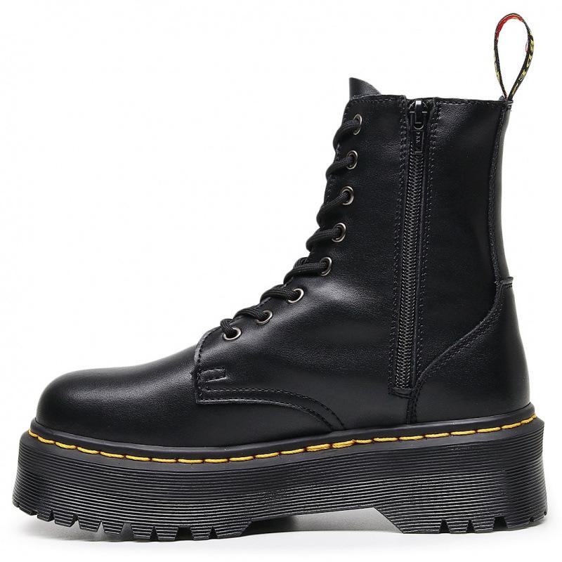 Locomotive boots with thick bottom hole, side zipper, British women s short boots, muffin bottom 47
Locomotive boots with thick bottom hole, side zipper, British women s short boots, muffin bottom 47