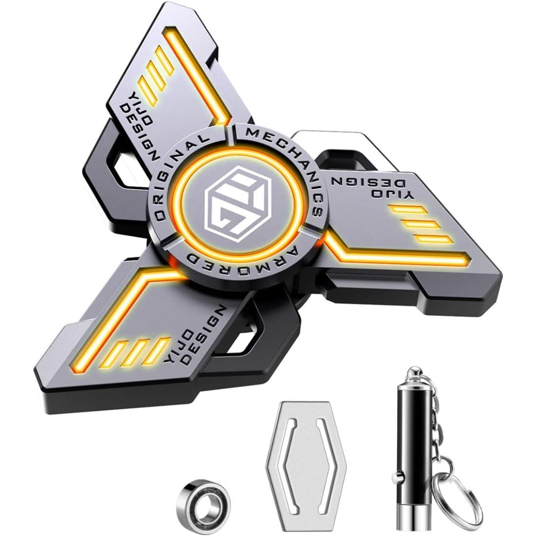 Fidget Spinners Cool, игрушка-фигурка для снятия стресса, тревожности, СДВГ, Fidget Light Up Spinner, металлическая игрушка-спиннер на руку со светящимся светом 7*7*1.49cm оранжевый
Fidget Spinners Cool, игрушка-фигурка для снятия стресса, тревожности, СДВГ, Fidget Light Up Spinner, металлическая игрушка-спиннер на руку со светящимся светом 7*7*1.49cm оранжевый