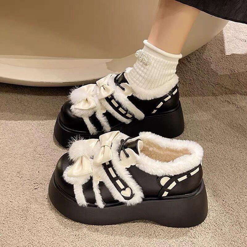 Зимние пушистые туфли Лолита женские японские мягкие милые милые кожаные зимние сапоги Лолита 38 чёрный
Зимние пушистые туфли Лолита женские японские мягкие милые милые кожаные зимние сапоги Лолита 38 чёрный