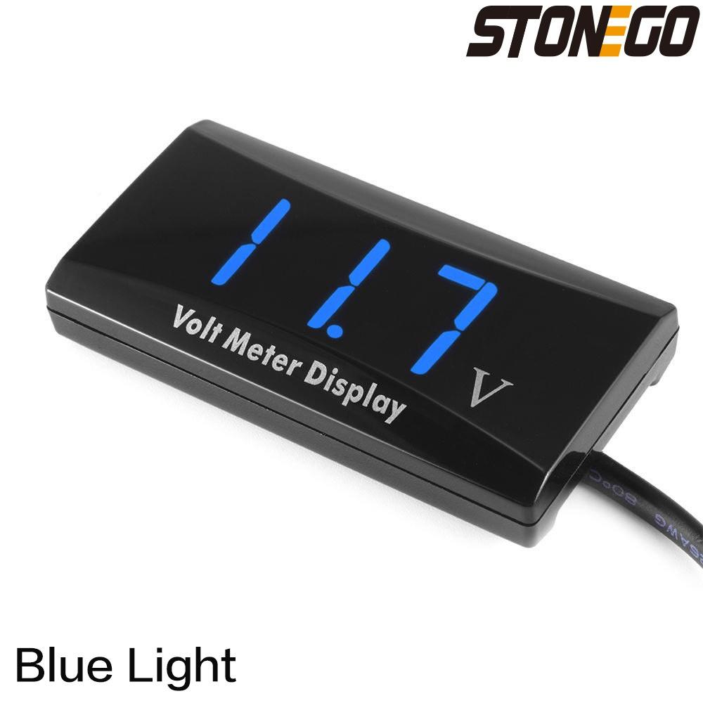 STONEGO Mini 12V LED Waterproof Display Voltmeter Car Voltage Volt Gauge Panel Meter синій
STONEGO Mini 12V LED Waterproof Display Voltmeter Car Voltage Volt Gauge Panel Meter синій