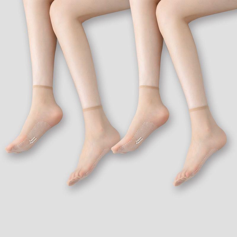 Женские летние тонкие хрустальные чулки с антизатяжками, невидимые, нескользящие 1 pair телесный
Женские летние тонкие хрустальные чулки с антизатяжками, невидимые, нескользящие 1 pair телесный