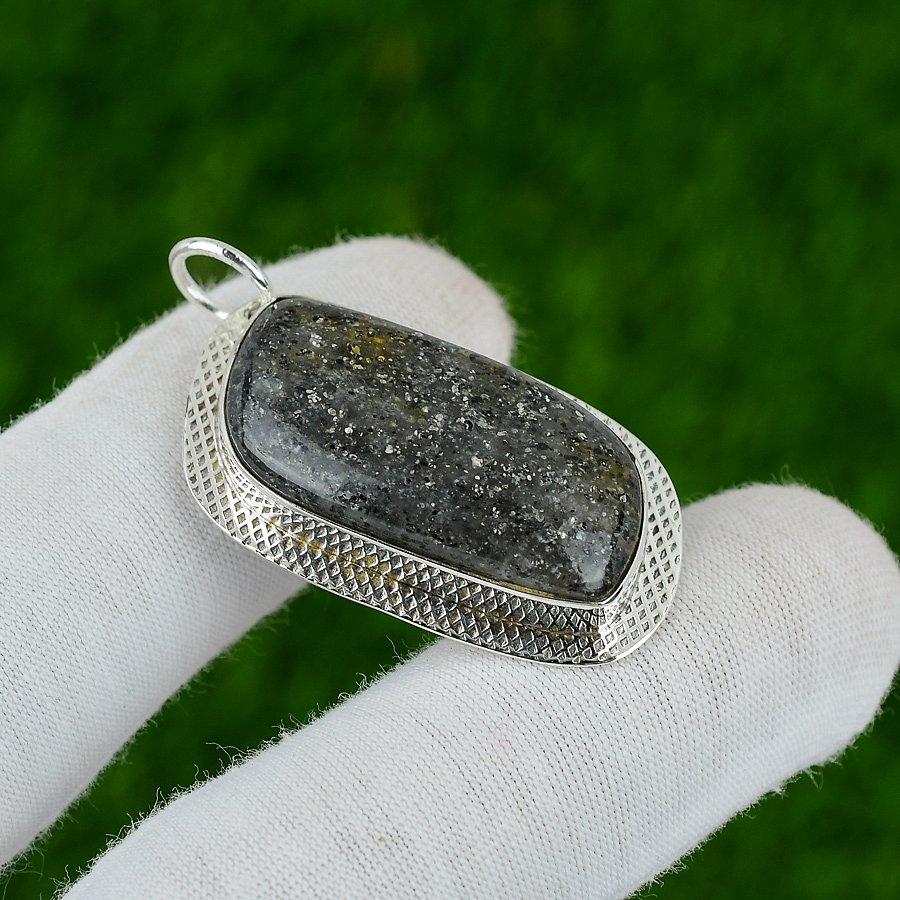 Marquise Natural Black Sunstone Sacral Chakra Trendy Pendant 925 Sterling Silver
Marquise Natural Black Sunstone Sacral Chakra Trendy Pendant 925 Sterling Silver