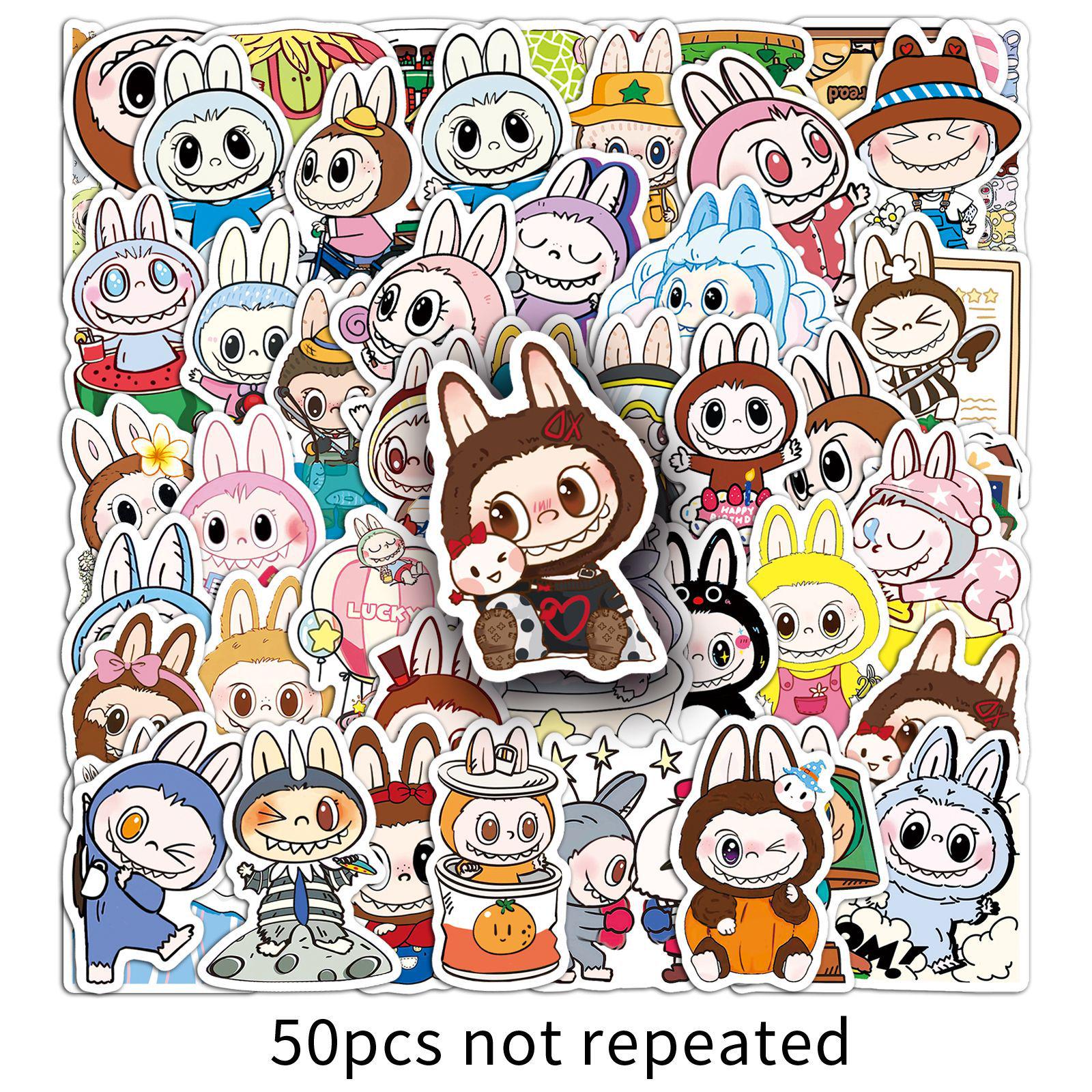 50 Милых стикеров Лабубу: Мультяшный мальчик-эльф-кролик, водонепроницаемый для телефона и компьютера
50 Милых стикеров Лабубу: Мультяшный мальчик-эльф-кролик, водонепроницаемый для телефона и компьютера