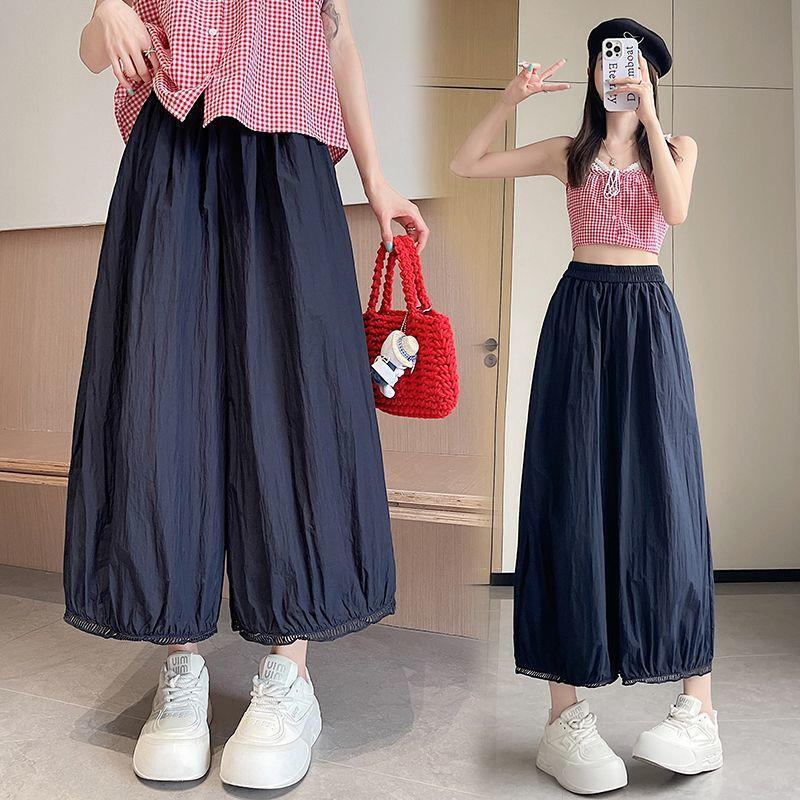Korean Style Women s High-Waisted White Ice Silk Cropped Pants - Petite Bloom Lantern Design for Spring 2XL (131-155 Jin) синий
Korean Style Women s High-Waisted White Ice Silk Cropped Pants - Petite Bloom Lantern Design for Spring 2XL (131-155 Jin) синий