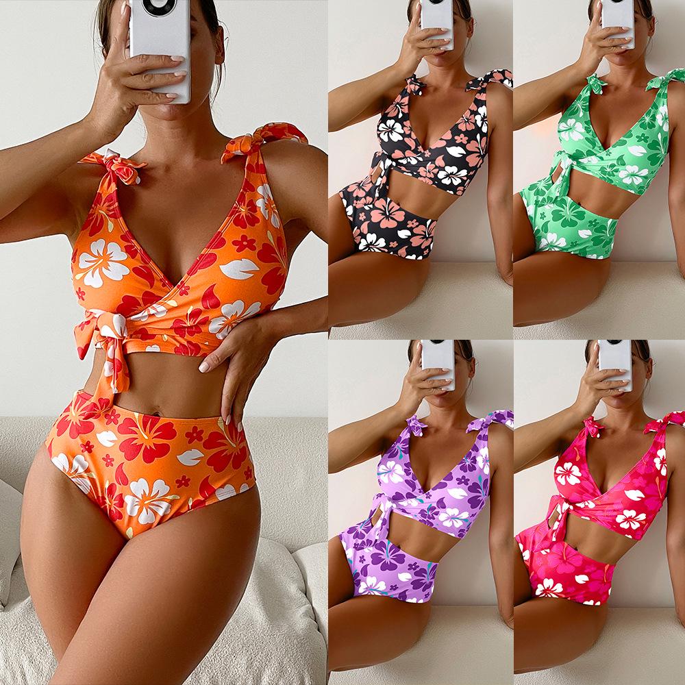 2024 European & American Lace-up Print Backless High-Waist Sexy Bikini for Women Large помаранчевий
2024 European & American Lace-up Print Backless High-Waist Sexy Bikini for Women Large помаранчевий