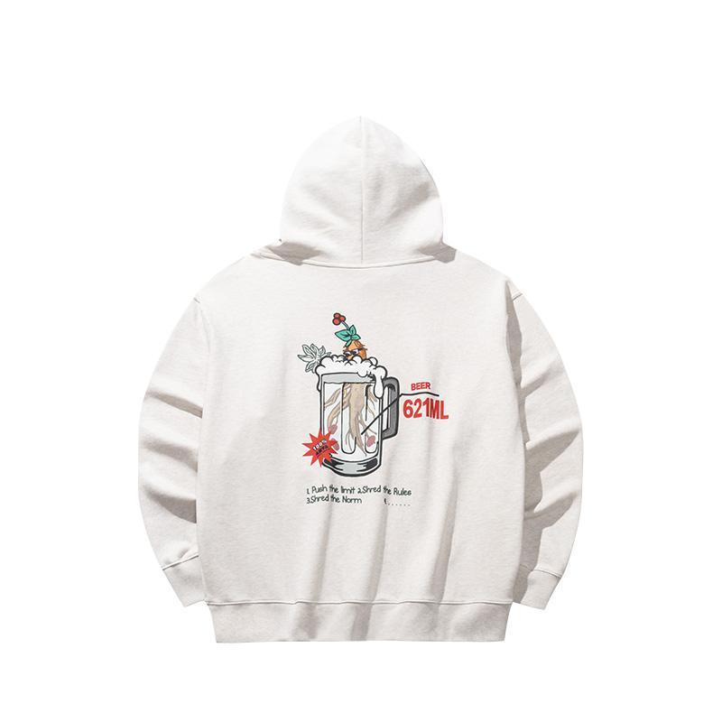 Anta Comfortable Breathable Loose Hoodie With Printed Letters Unisex Sweatshirt Gray Flower-Gray 172518702S-1 M
Anta Comfortable Breathable Loose Hoodie With Printed Letters Unisex Sweatshirt Gray Flower-Gray 172518702S-1 M