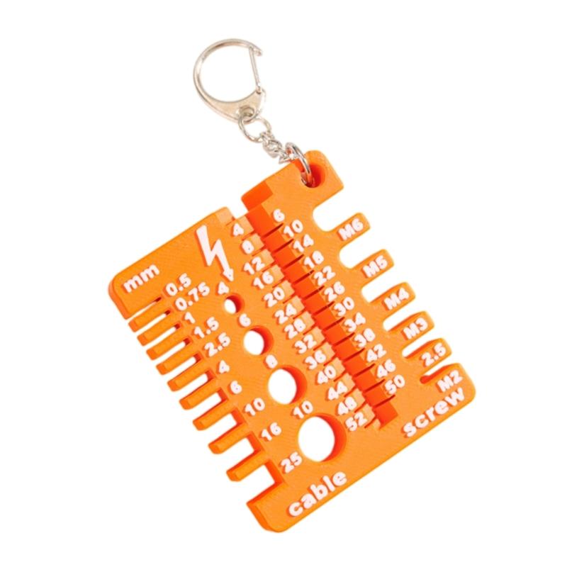 Wire Screw Measuring Tool Portable Nut And Drilling Bit Thread Checker Screw Measuring Gauge for Nut, Bolt, and Thread 1
Wire Screw Measuring Tool Portable Nut And Drilling Bit Thread Checker Screw Measuring Gauge for Nut, Bolt, and Thread 1