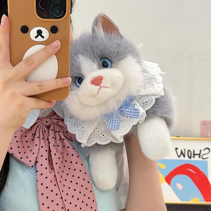 Cute Realistic Plush Cat Doll - Sleeping Hugging Toy for Girls Birthdays 45cm with Music and Beads
Cute Realistic Plush Cat Doll - Sleeping Hugging Toy for Girls Birthdays 45cm with Music and Beads