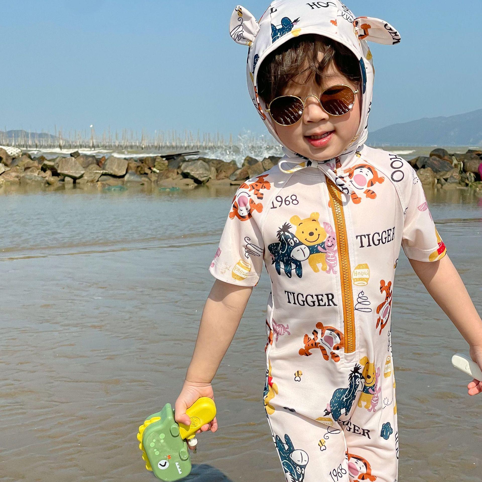Korean Cartoon Quick-Dry One-Piece Winnie the Pooh Swimsuit for Kids 130
Korean Cartoon Quick-Dry One-Piece Winnie the Pooh Swimsuit for Kids 130