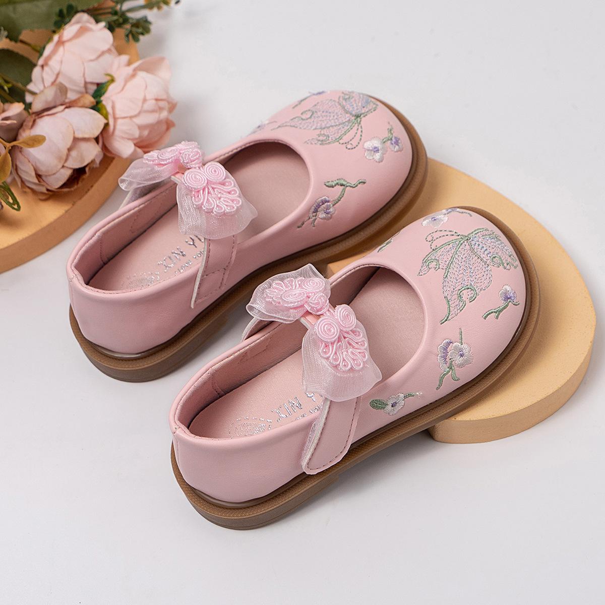 Girls Flat Hanfu Leather Shoes Bow Butterfly Chinese Princess Performance Stage Shoes Size 26 розовый
Girls Flat Hanfu Leather Shoes Bow Butterfly Chinese Princess Performance Stage Shoes Size 26 розовый