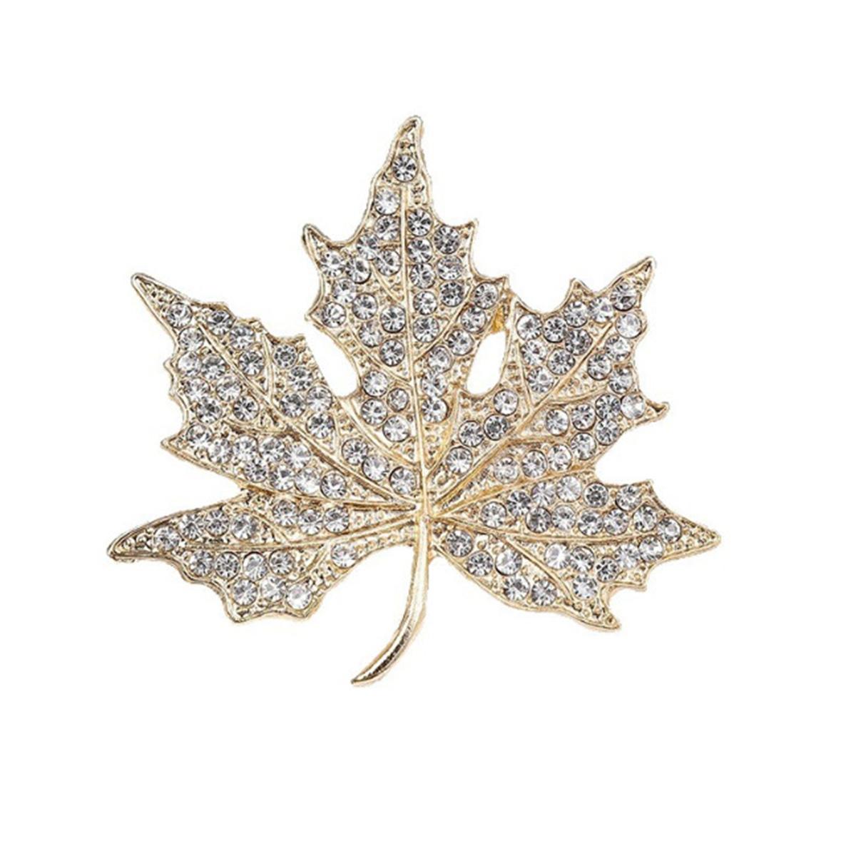 Charm Trend Maple Leaf Brooch Exquisite Creative Pin Elegant Classical Romantic Jewelry Accessories Birthday Party Festival Gift
Charm Trend Maple Leaf Brooch Exquisite Creative Pin Elegant Classical Romantic Jewelry Accessories Birthday Party Festival Gift