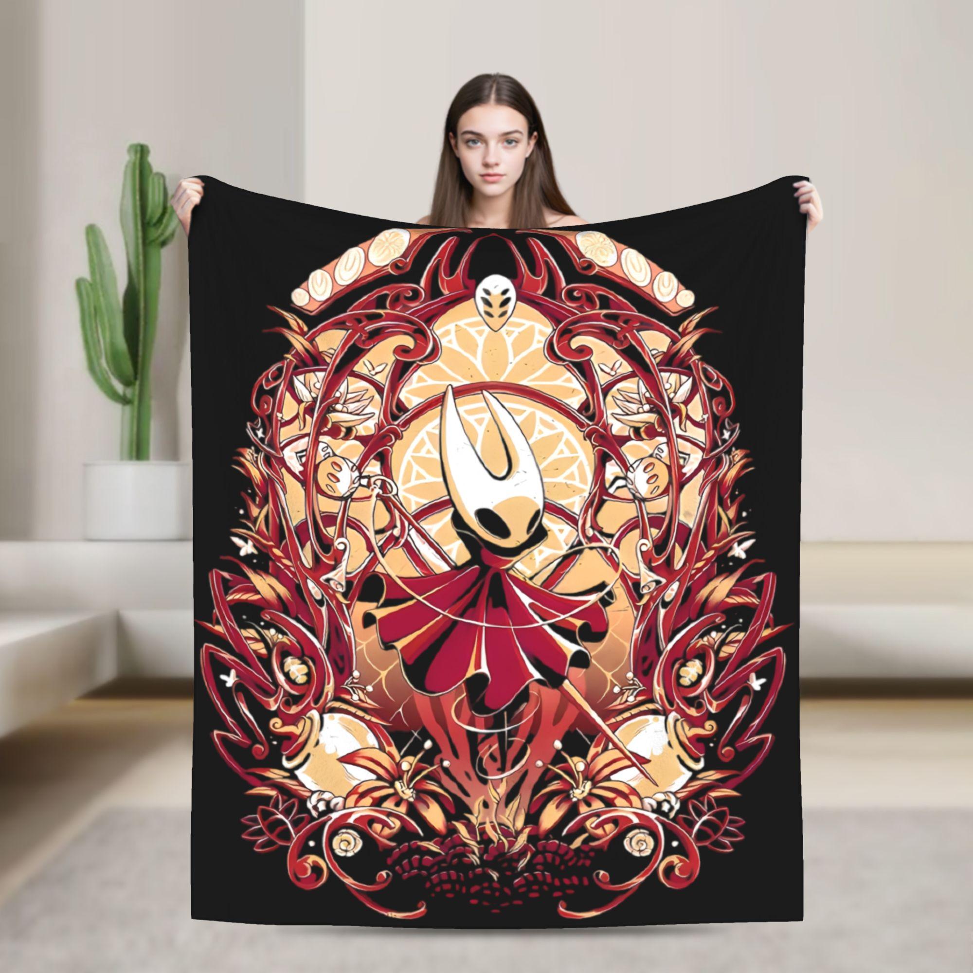Hornet Hollow Knight Silksong Knitted Blankets Flannel Bug Warrior Soft Throw Blanket for Bedspreads Quilt Portable 75x90cm
Hornet Hollow Knight Silksong Knitted Blankets Flannel Bug Warrior Soft Throw Blanket for Bedspreads Quilt Portable 75x90cm