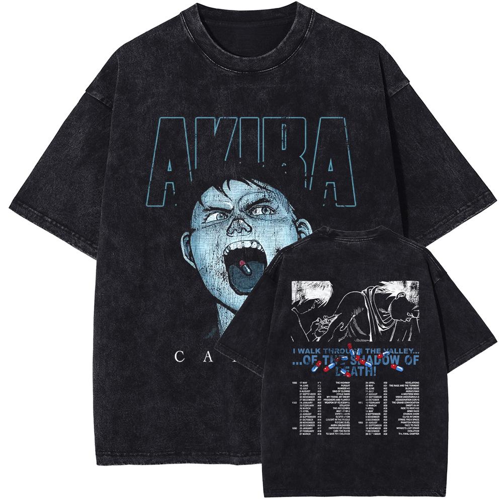 Japanese Manga AKIRA Graphic Tshirt Vintage Washed Oversized T Shirt Men Women Clothing Summer Cotton Casual Short Sleeve Tees S
Japanese Manga AKIRA Graphic Tshirt Vintage Washed Oversized T Shirt Men Women Clothing Summer Cotton Casual Short Sleeve Tees S