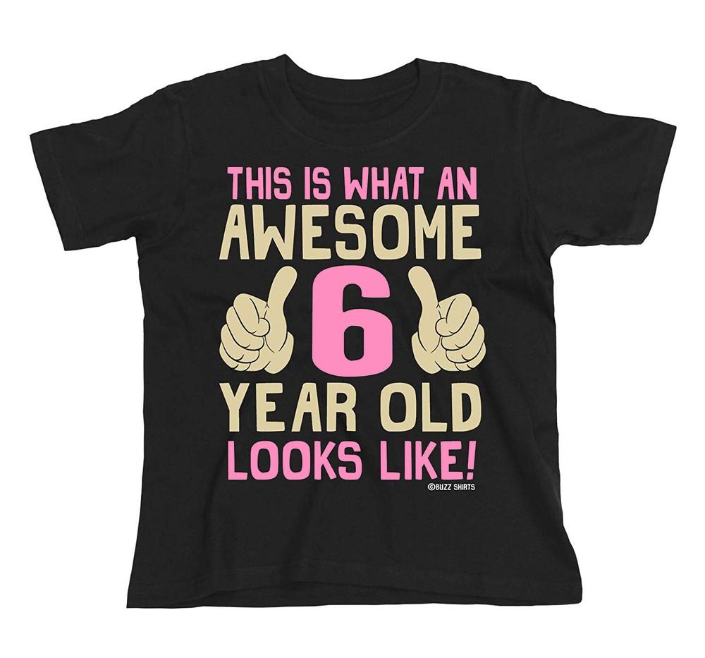 Girls 6th Birthday T-Shirt Kids Cotton Awesome 6 Year Old GIFT Idea 4XL
Girls 6th Birthday T-Shirt Kids Cotton Awesome 6 Year Old GIFT Idea 4XL
