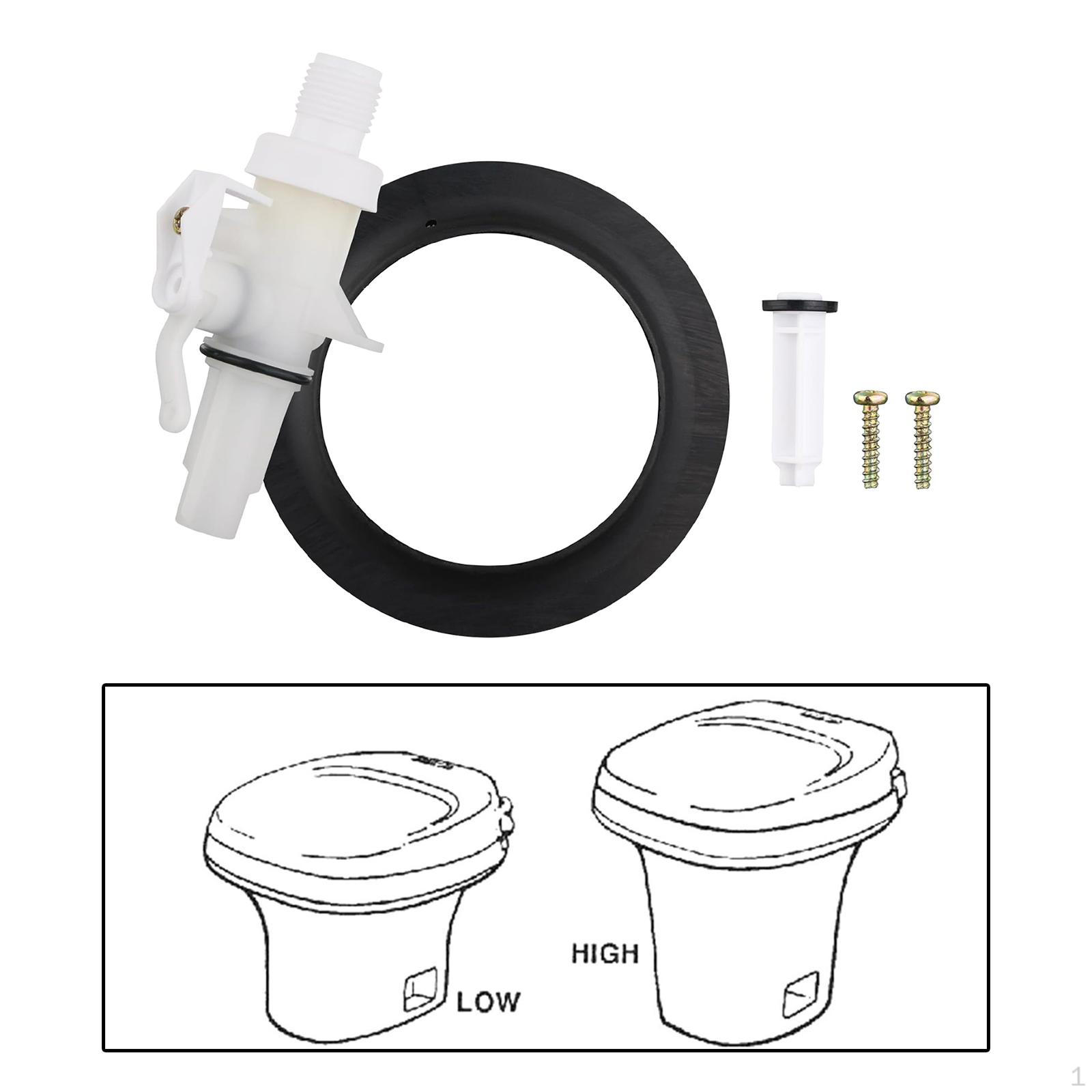 13168 RV Toilet Water Valve Kit Replacement Professional Spare Parts Sturdy High Performance
13168 RV Toilet Water Valve Kit Replacement Professional Spare Parts Sturdy High Performance