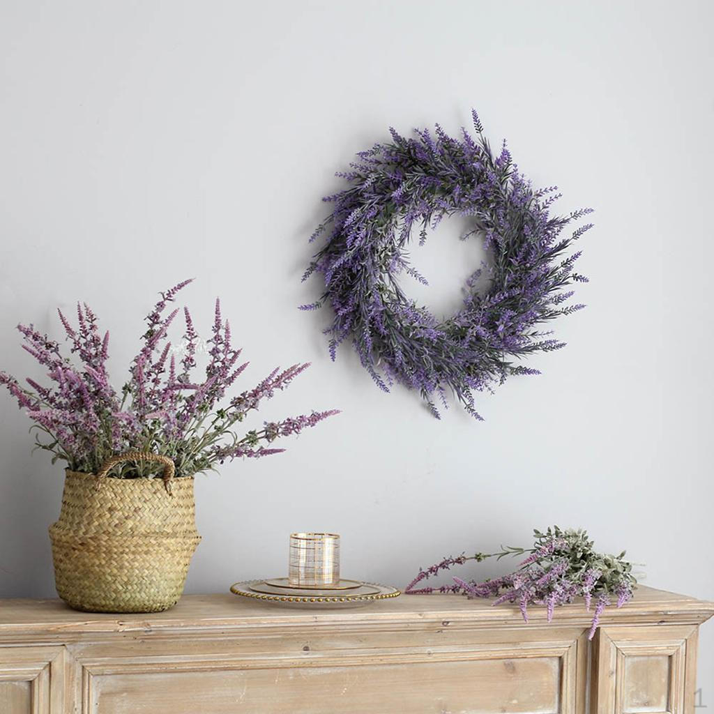 Artificial Lavender Wreath Flower 18 Inch Green Leaves Fall Large DIY Wreaths for Outdoor Front Wall
Artificial Lavender Wreath Flower 18 Inch Green Leaves Fall Large DIY Wreaths for Outdoor Front Wall