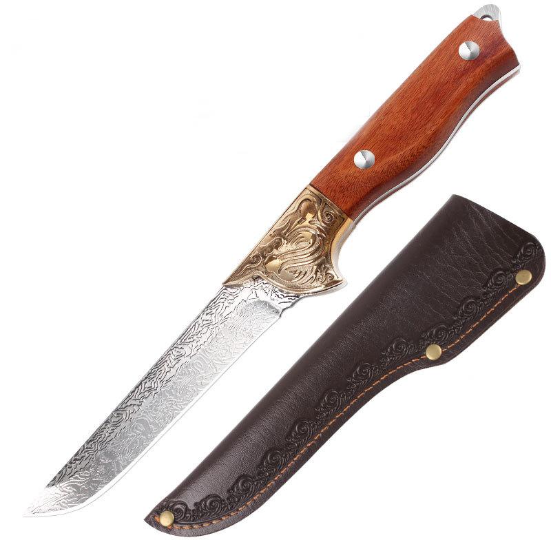 Кованый нож для мяса, нож для обвалки из нержавеющей стали, нож для нарезки, походный нож для улицы Style B