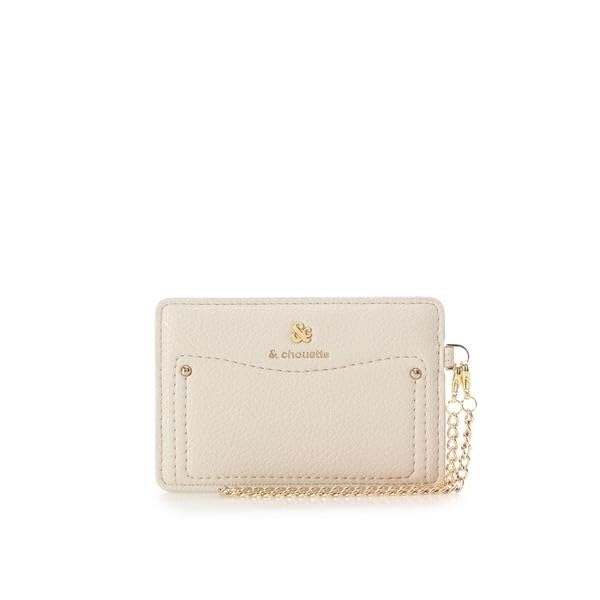 And Chouette Envelope Card Holder with Design Stitching and Color-Coordinated Simple Pass Case, Off-White, for Women
And Chouette Envelope Card Holder with Design Stitching and Color-Coordinated Simple Pass Case, Off-White, for Women