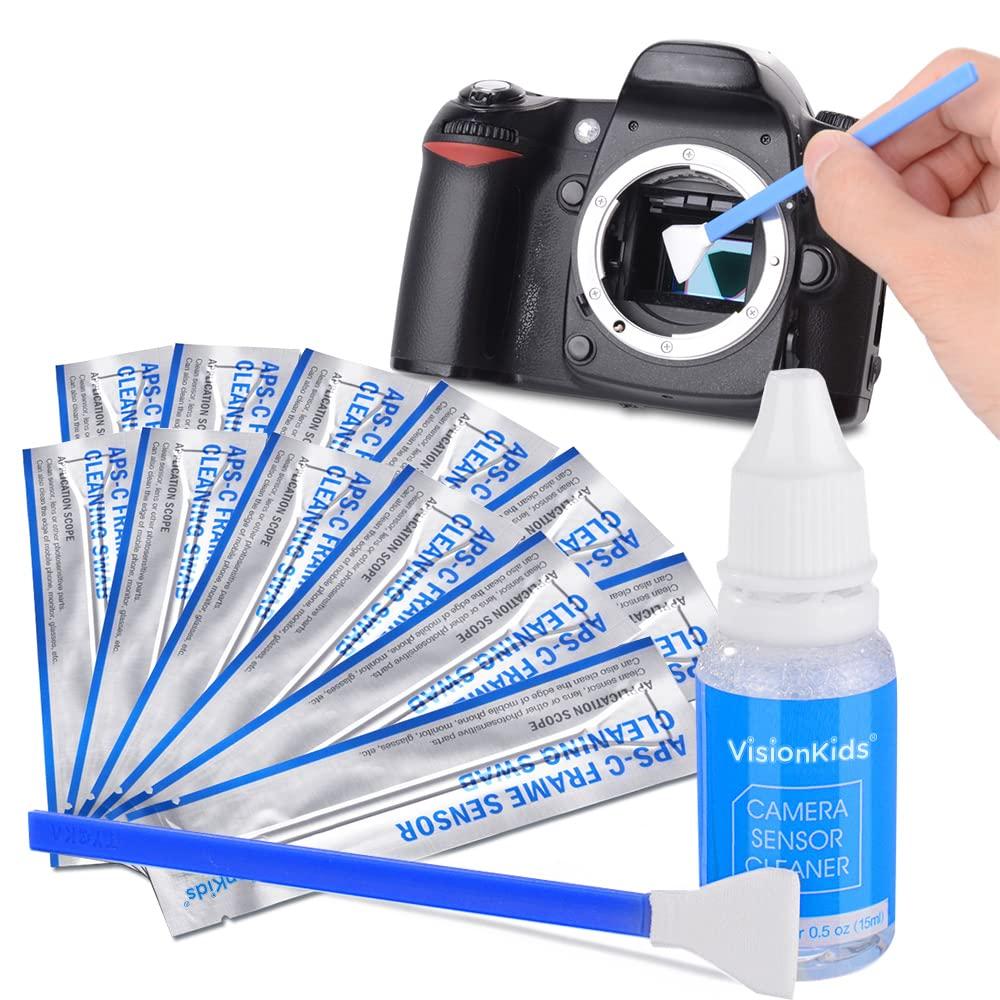 Visionkids Camera Cleaning Supplies 12 Pieces Sensor Swab 15ml Cleaner Set Care Cleaning Supplies Optical Cleaner for SLR RA113 APS-C +
Visionkids Camera Cleaning Supplies 12 Pieces Sensor Swab 15ml Cleaner Set Care Cleaning Supplies Optical Cleaner for SLR RA113 APS-C +