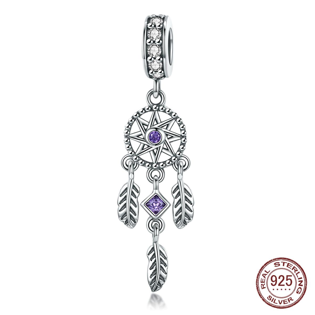 925 стерлингового серебра кулон Dream Catcher Charm подходит для женщин Шарм Браслеты и ожерелья Ювелирные изделия Подарок
925 стерлингового серебра кулон Dream Catcher Charm подходит для женщин Шарм Браслеты и ожерелья Ювелирные изделия Подарок