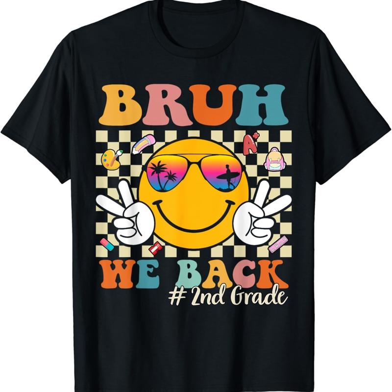Bruh We Back 2nd Grade Retro to School Boys Girls T Shirt - Men s Summer Cotton Graphic Tee S разноцветный
Bruh We Back 2nd Grade Retro to School Boys Girls T Shirt - Men s Summer Cotton Graphic Tee S разноцветный