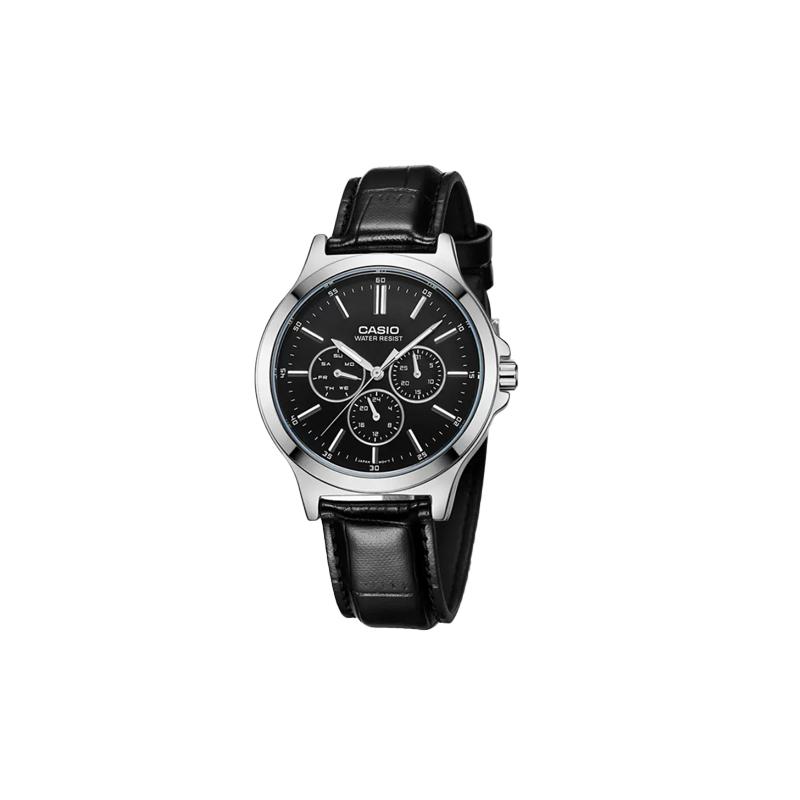 CASIO watch series-LTP 30 meters waterproof Quartz leather strap for men and women black dial MTP-V300L-1A P-V300L-1A чорний
CASIO watch series-LTP 30 meters waterproof Quartz leather strap for men and women black dial MTP-V300L-1A P-V300L-1A чорний