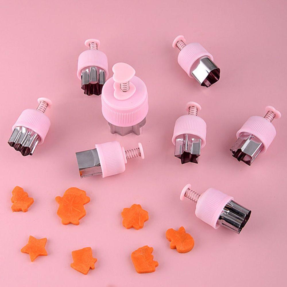 8pcs/set Stainless Steel Fruit Cutter Plastic Handle Vegetables Cutter Mold Biscuit Mold Bread
8pcs/set Stainless Steel Fruit Cutter Plastic Handle Vegetables Cutter Mold Biscuit Mold Bread