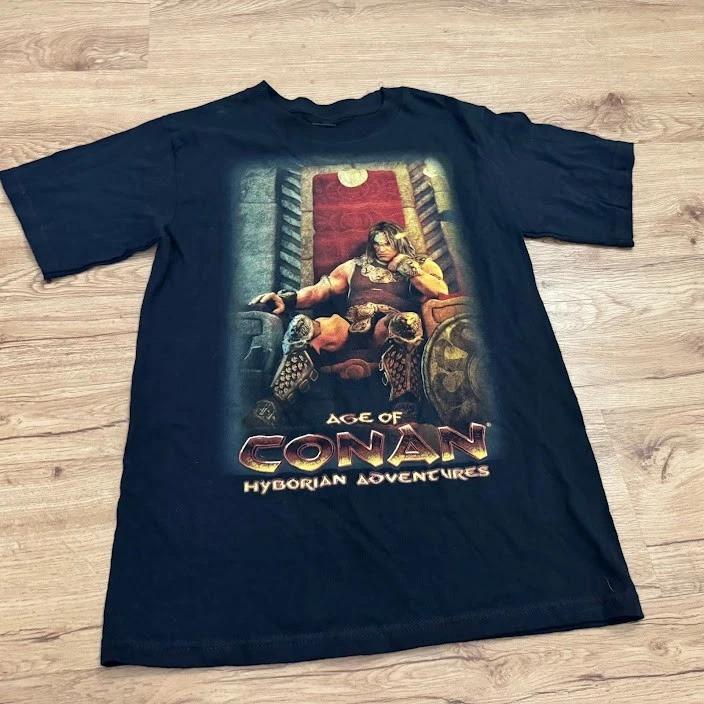 vintage age of conan Hyborian adventure t shirt 2008 small NWOT PROMO GAME MOVIE L
vintage age of conan Hyborian adventure t shirt 2008 small NWOT PROMO GAME MOVIE L