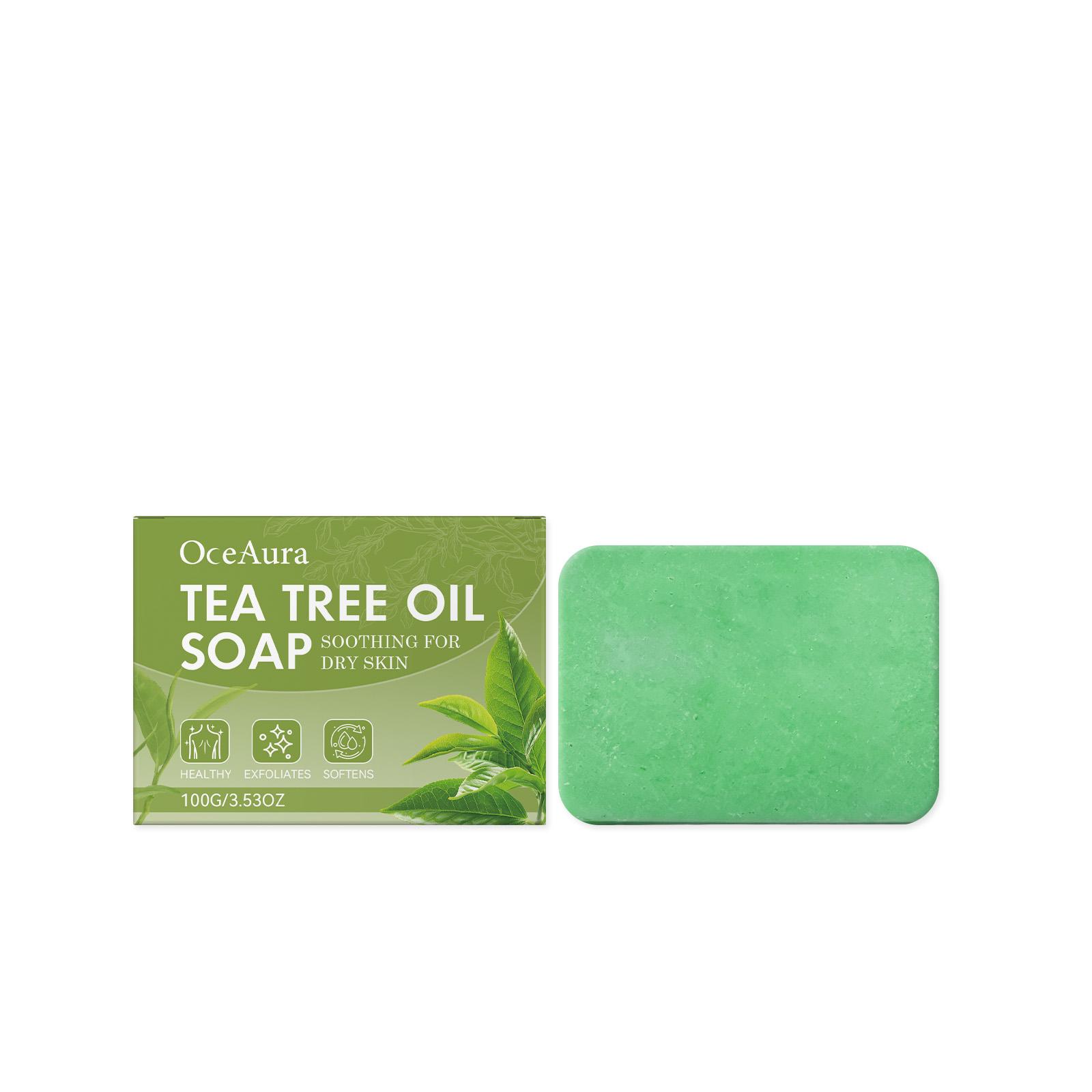 Tea tree oil bath soap with a mild formula that cares for the body and skin. Close contact with shower gel
Tea tree oil bath soap with a mild formula that cares for the body and skin. Close contact with shower gel