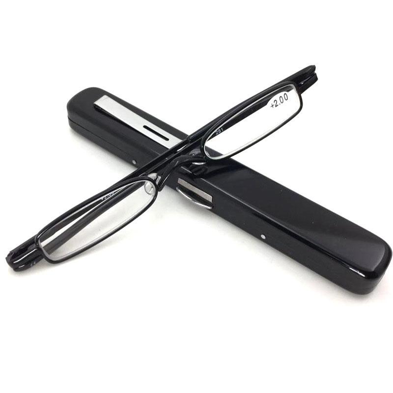 Portable pen holder style reading glasses, ultra-light metal, anti-blue light, high-end glasses for the elderly. +400 чорний
Portable pen holder style reading glasses, ultra-light metal, anti-blue light, high-end glasses for the elderly. +400 чорний
