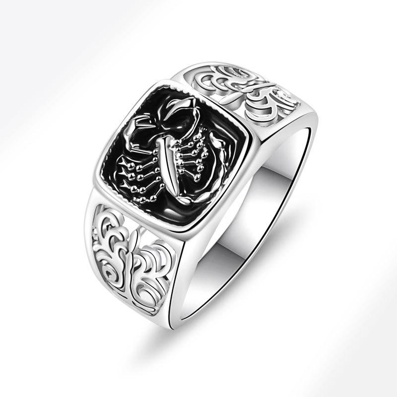 Creative Scorpio Relief Men Ring 925 Silver Poison Scorpion Design Anniversary Band Jewelry Gift For Him no.7 платиновый
Creative Scorpio Relief Men Ring 925 Silver Poison Scorpion Design Anniversary Band Jewelry Gift For Him no.7 платиновый