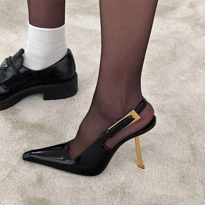 Park Caiying same rose black sandals women s spring and summer 2024 new metal buckle pointed thin heel high heels women 34
Park Caiying same rose black sandals women s spring and summer 2024 new metal buckle pointed thin heel high heels women 34