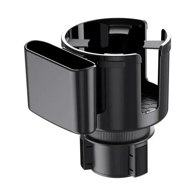 2 In 1 Cup Holder Expander Adapter Multipurpose Bottle Cups Organizer Stand Car Water Cup Holder With Mobile Phone Storage Stand чёрный
2 In 1 Cup Holder Expander Adapter Multipurpose Bottle Cups Organizer Stand Car Water Cup Holder With Mobile Phone Storage Stand чёрный