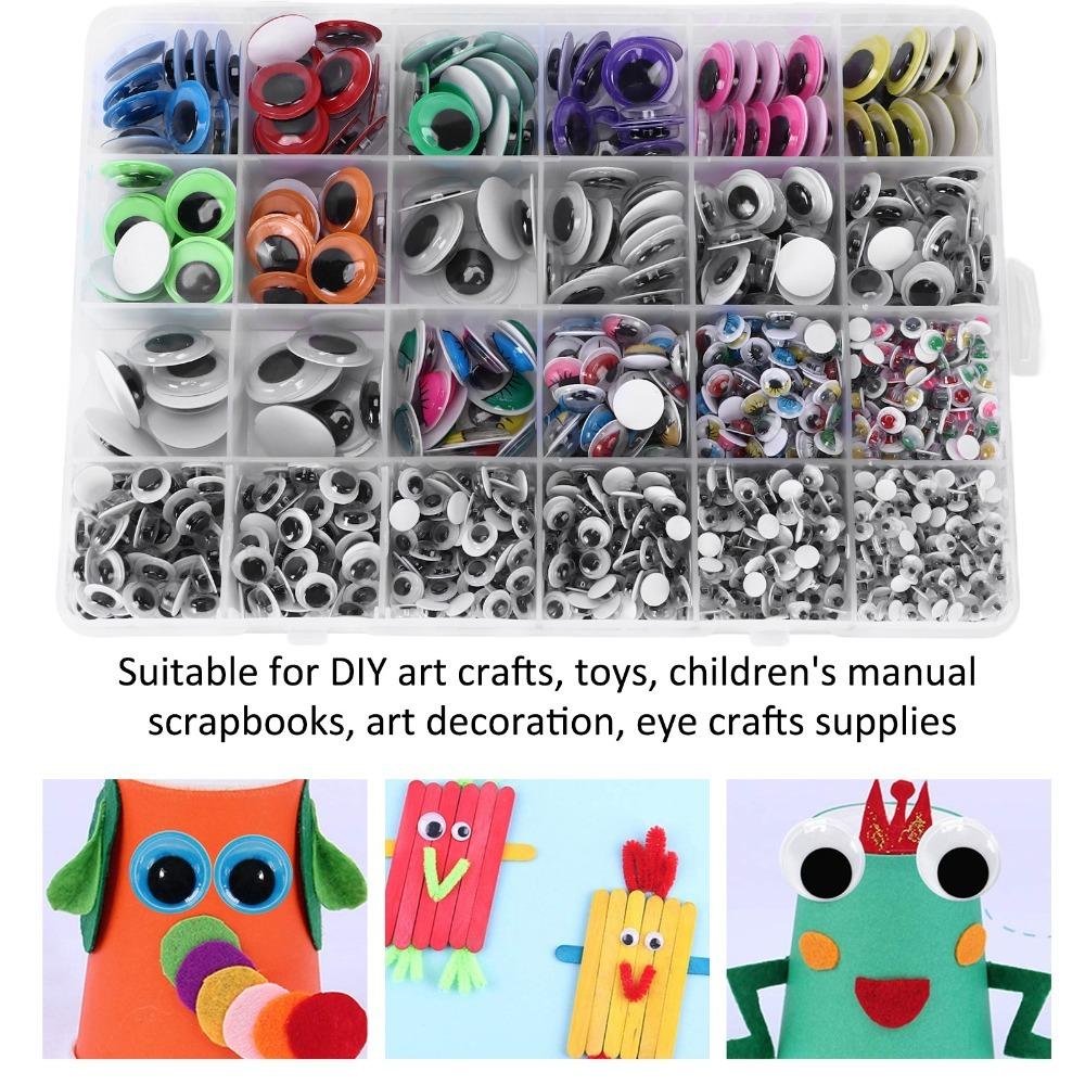 1700pcs Multi Colors Googly Eyes Self Adhesive Wiggle Eyes Self Adhesive Eyes DIY Craft
1700pcs Multi Colors Googly Eyes Self Adhesive Wiggle Eyes Self Adhesive Eyes DIY Craft