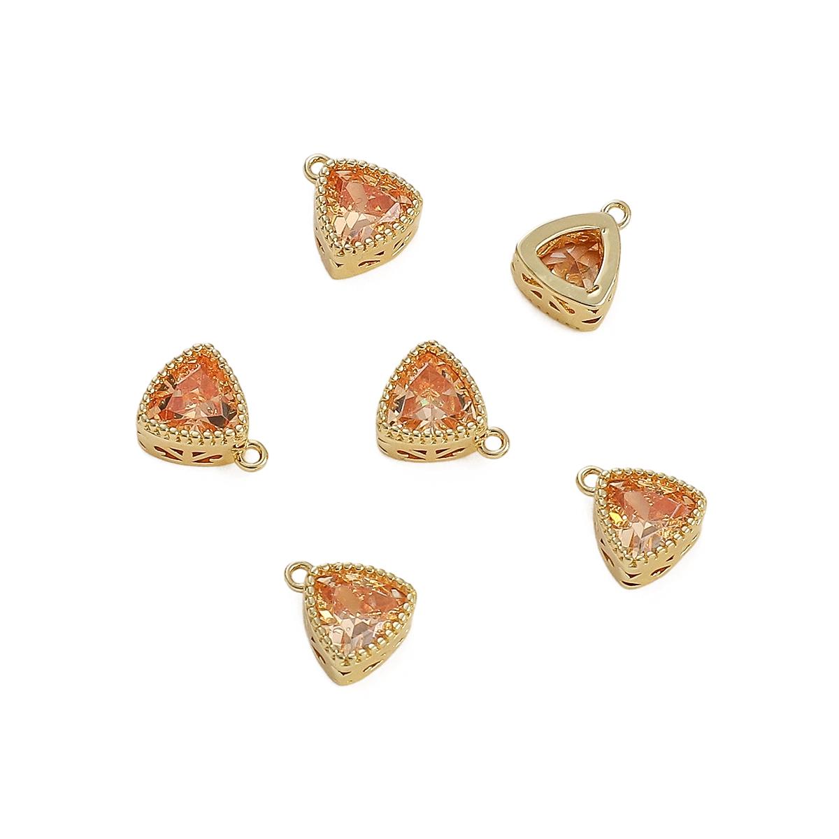 1 шт./пакет, медный циркон, инкрустированный треугольным кулоном, подвески для DIY, аксессуары для изготовления ювелирных изделий шампанского
1 шт./пакет, медный циркон, инкрустированный треугольным кулоном, подвески для DIY, аксессуары для изготовления ювелирных изделий шампанского