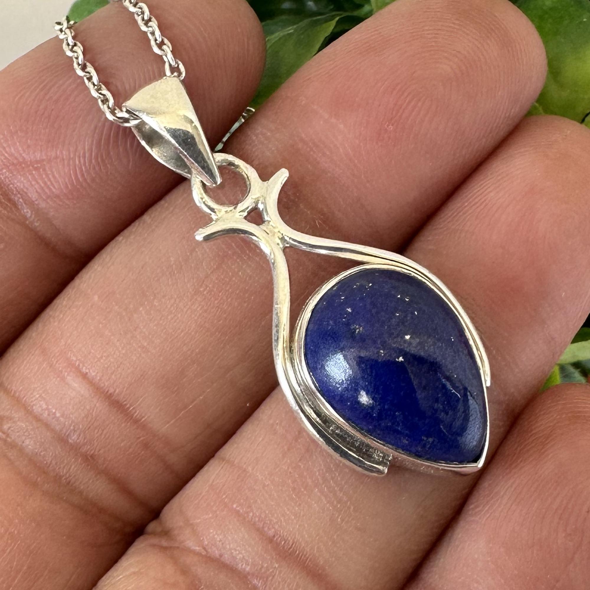 Lapis Lazuli Necklace Pendant, 925 Sterling Silver Pendant, Handmade Silver Jewelry, Pear Shape Lapis Lazuli Necklace, Gift For Her 1.48 Inches Length синій
Lapis Lazuli Necklace Pendant, 925 Sterling Silver Pendant, Handmade Silver Jewelry, Pear Shape Lapis Lazuli Necklace, Gift For Her 1.48 Inches Length синій