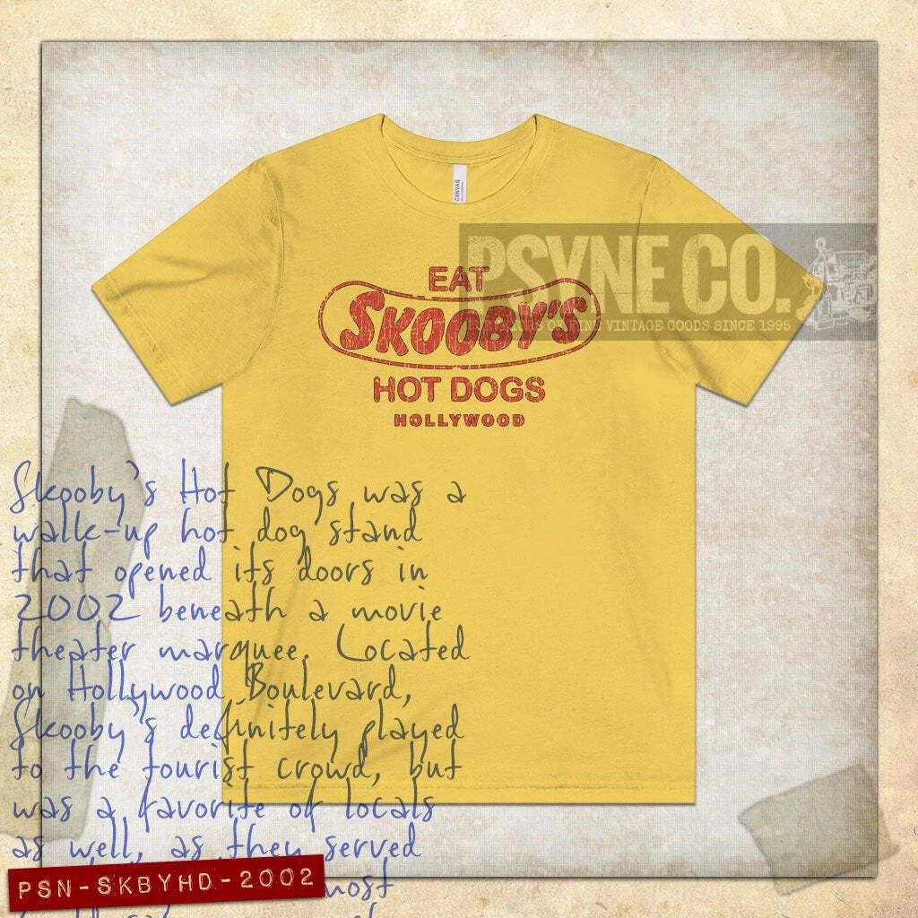 Skooby’s Hot Dogs 2002 Vintage Men s T shirt XL
Skooby’s Hot Dogs 2002 Vintage Men s T shirt XL
